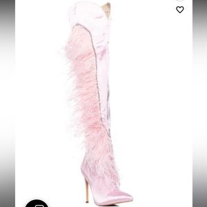 Pink Fur boots